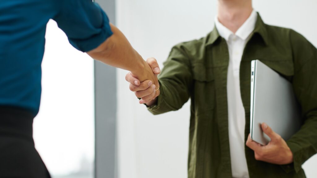 Business People Shaking Hands